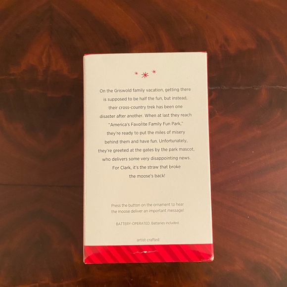 Hallmark Ornament Vacation Sorry Folks Marty Moose New in Box 2014 - Picture 2 of 4